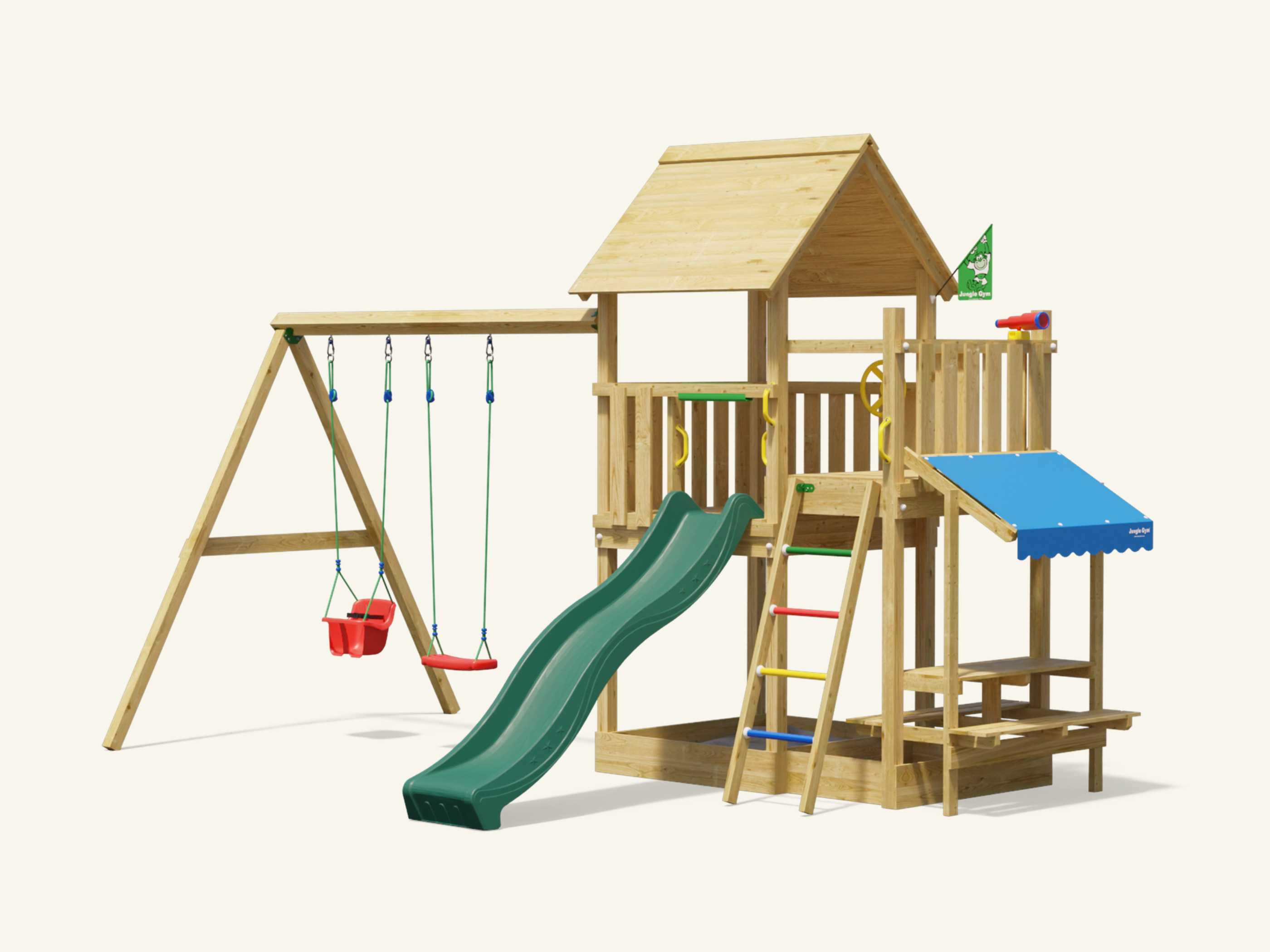 Estructuras de escalada de madera