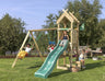 Jungle Totem | Wooden climbing frame with double swing