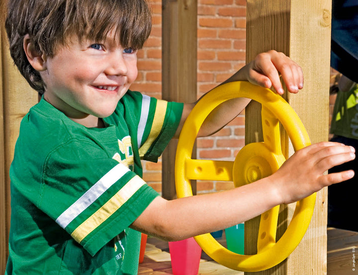 Jungle Palace | Wooden climbing frame with slide & clatter bridge