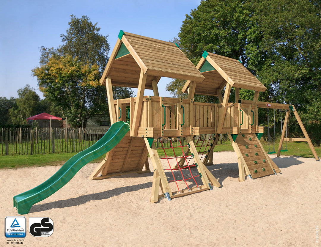 Commercial Playground with Swing • Hy-land Q4s