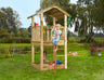 Jungle Casa | Wooden climbing frame with fireman's pole