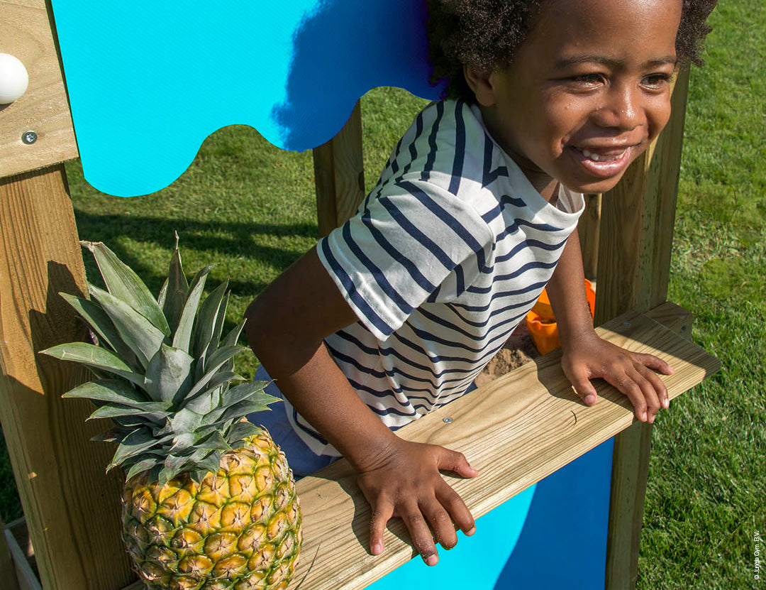 Jungle Cirque | Wooden climbing frame with swing