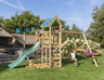 Jungle Nomad | Wooden climbing frame with double swing