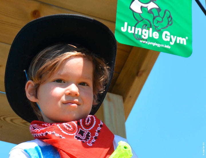 Jungle Viking | Wooden climbing frame with slide