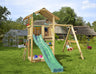 Jungle Sierra | Wooden climbing frame with swing