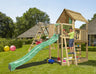 Jungle Cubby | Wooden climbing frame with swing & climbing net