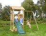 Jungle Casa | Wooden climbing frame with swing