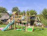Jungle Voyager | Wooden climbing frame with double swing