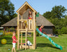 Jungle Club | Wooden climbing frame with slide