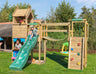 Jungle Resort | Tower playhouse with slide & clatter bridge