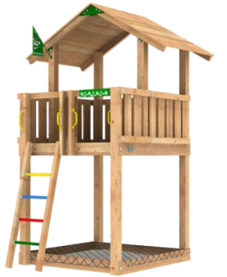 Parque Infantil Madera - Jungle Chalet