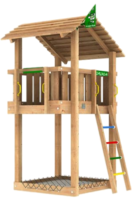 Parque Infantil en Madera - Jungle Shelter