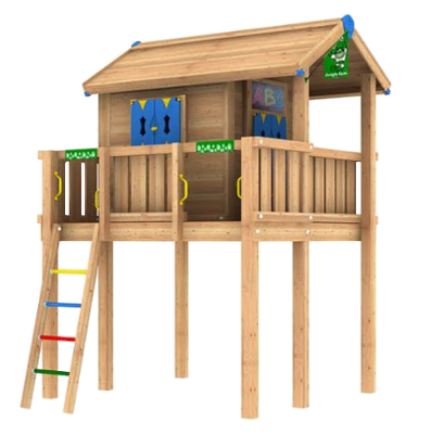 Casita de Madera - Jungle Playhouse XL